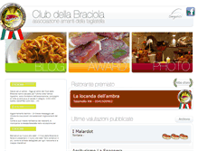 Tablet Screenshot of clubdellabraciola.com